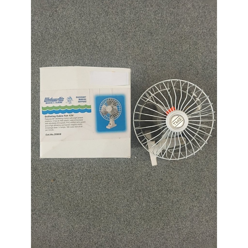 Ocillating Cabin Fan 12V (New)  #RFE-013