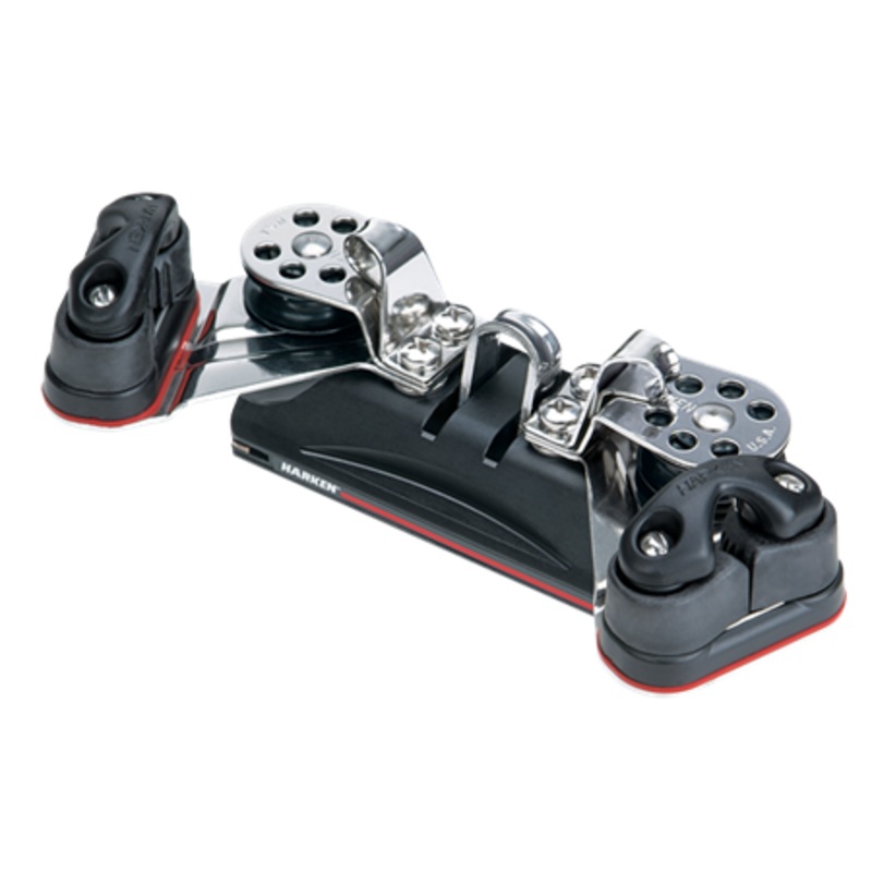 Harken 27 mm High-Load Midrange CB Traveler Car  Cam Cleats, Control Blocks