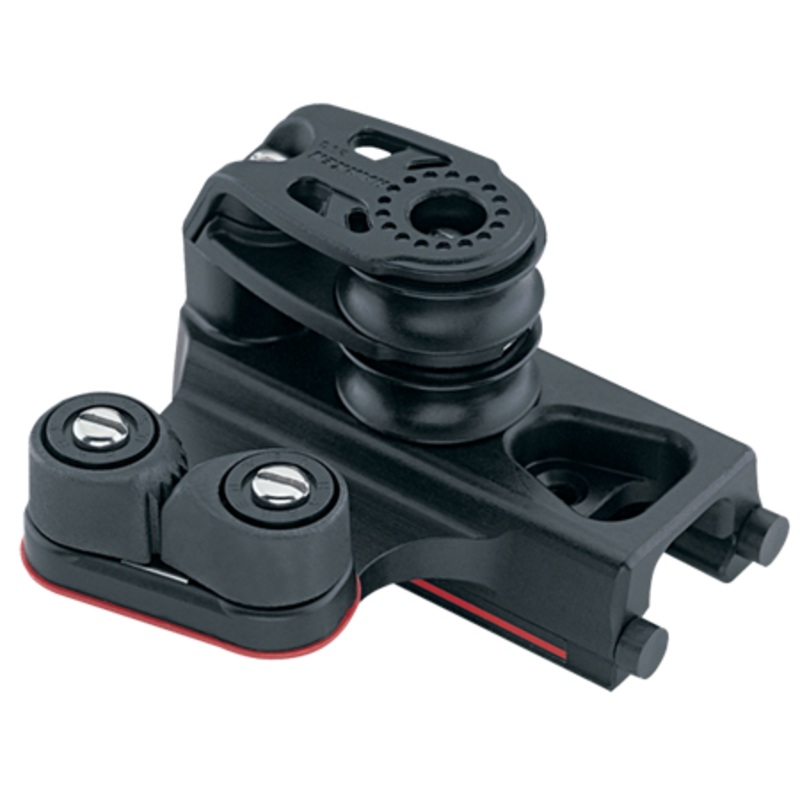 Harken 27 mm Midrange CB Track End Control  Double Sheave, Cam Cleat, Set of 2