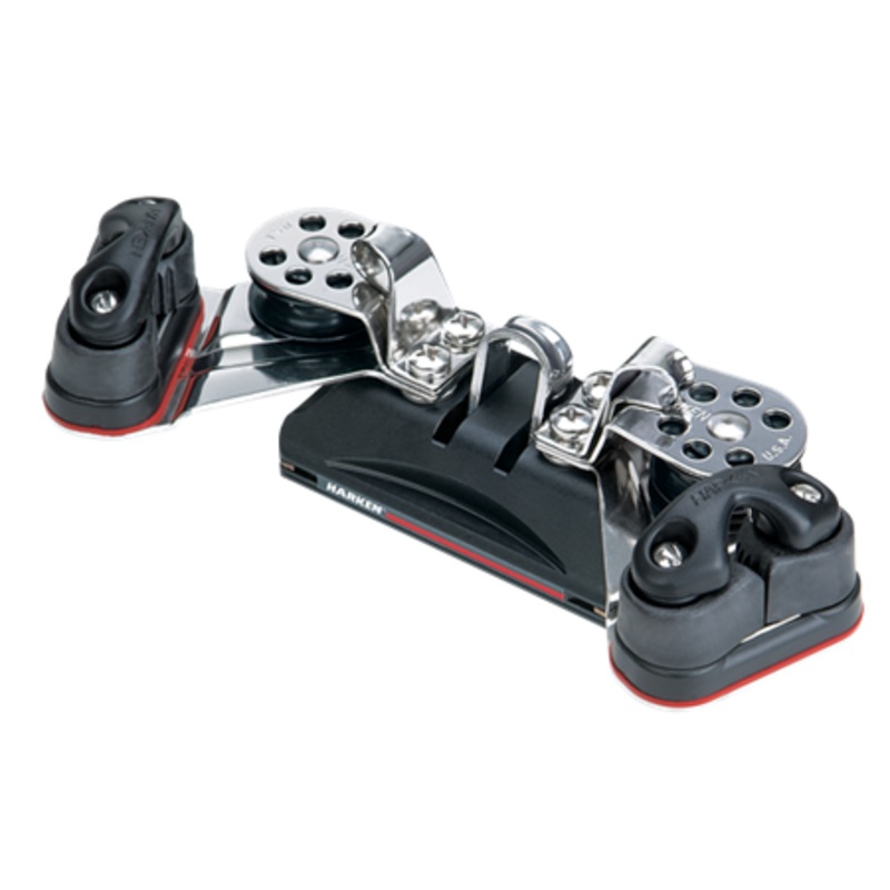 Harken 27 mm Midrange CB Traveler Car  Shackle, Cam Cleats