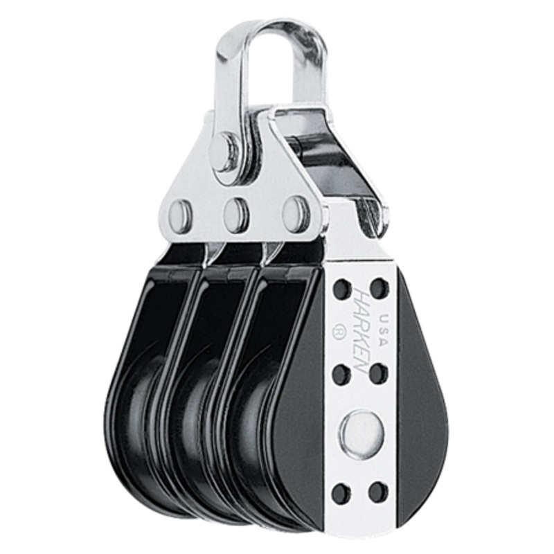 Harken 38 mm Triple Big Bullet Small Boat Classic Block