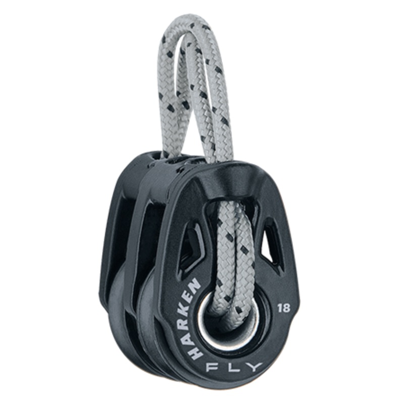 Harken 18 mm Carbo Fly Soft-Attach Double Block