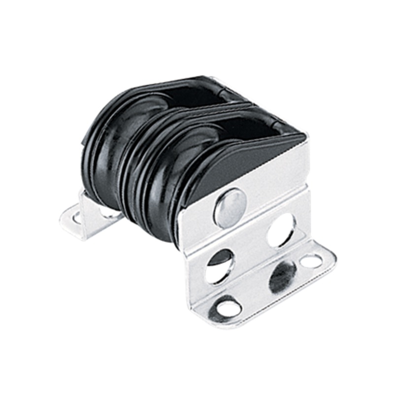 Harken 29 mm Double Upright Lead Bullet Small Boat Classic Block
