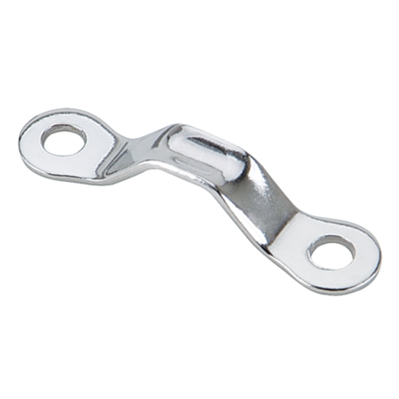 Harken 38 mm Stainless Steel Low-Profile Standard Eyestrap  Set of 2