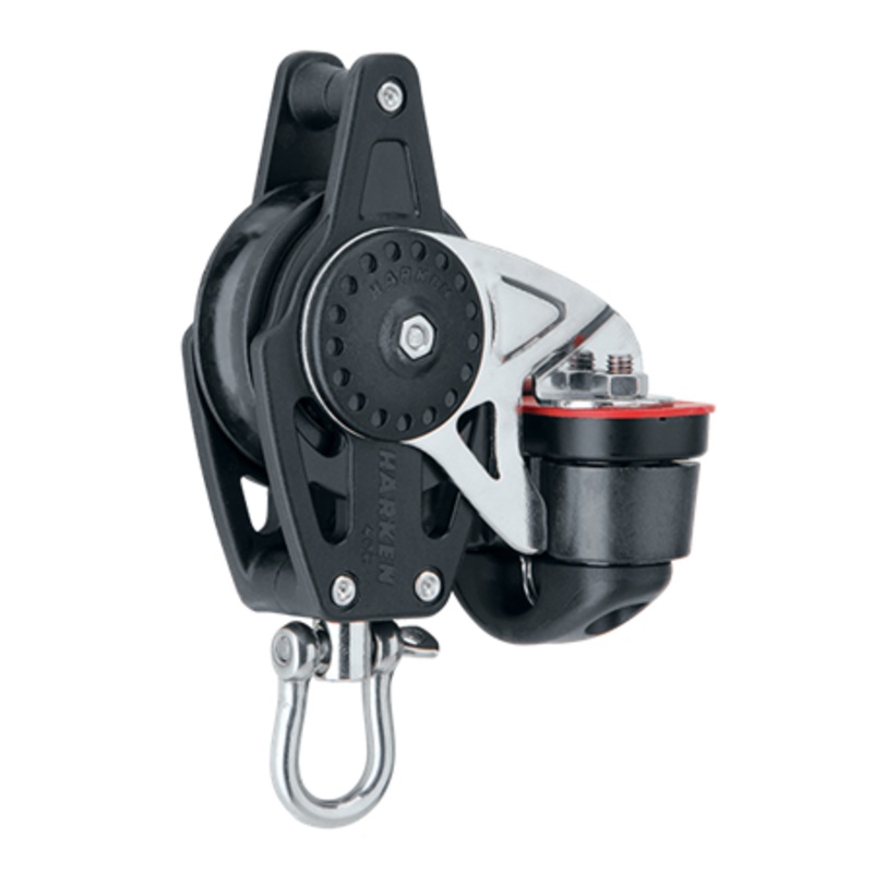 Harken 40 mm Carbo Air Block  Swivel, Becket, Cam Cleat