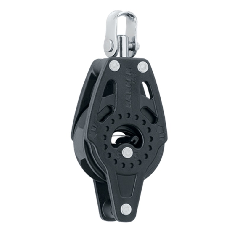 Harken 40 mm Ratchet Carbo Air Block  Swivel, Becket