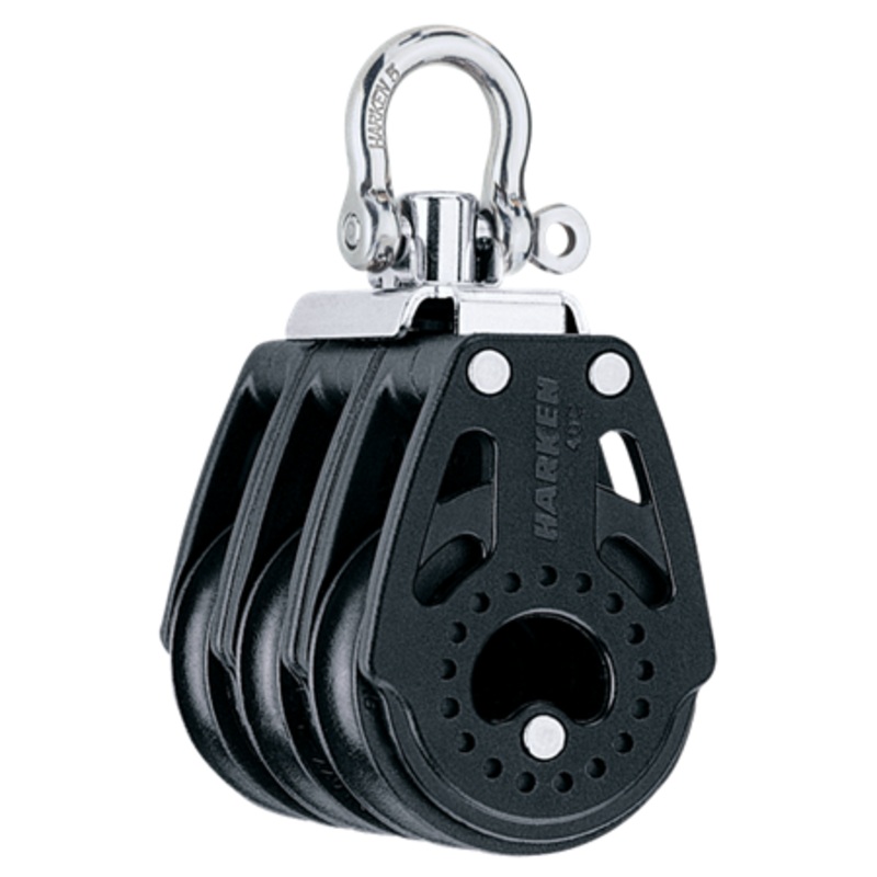 Harken 40 mm Triple Carbo Air Block  Swivel