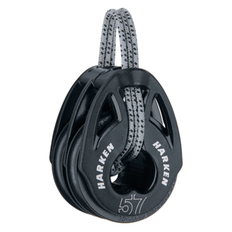 Harken 57 mm Carbo T2 Soft-Attach Double Block