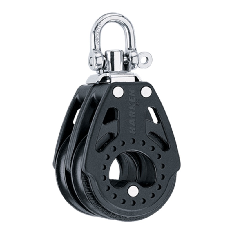Harken 57 mm Double Carbo Air Block  Swivel