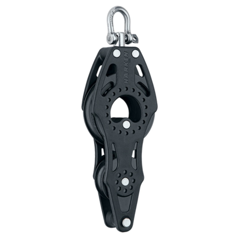 Harken 57 mm Fiddle Carbo Air Block  Swivel, Becket