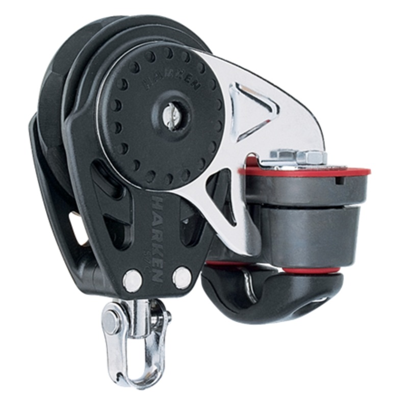 Harken 57 mm Ratchamatic Carbo Air Block  Swivel, Cam Cleat