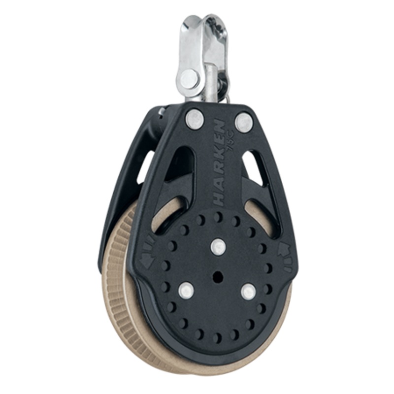Harken 75mm Carbo Ratchamatic Block – 1.5X Grip