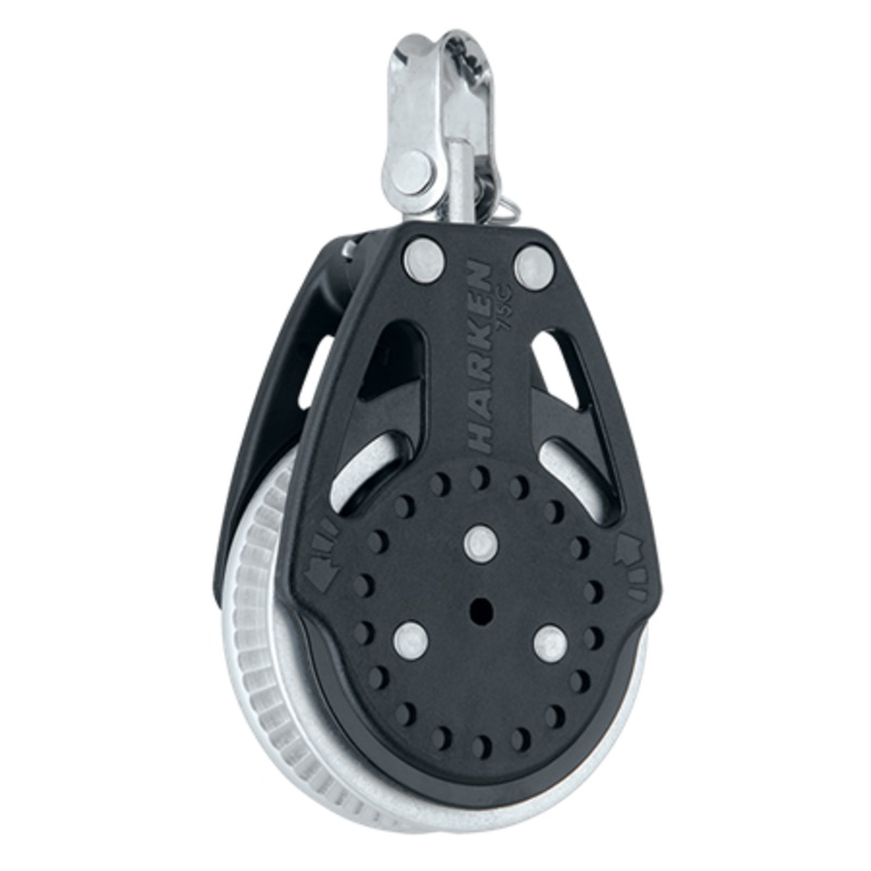 Harken 75mm Carbo Ratchamatic Block – 2X Grip