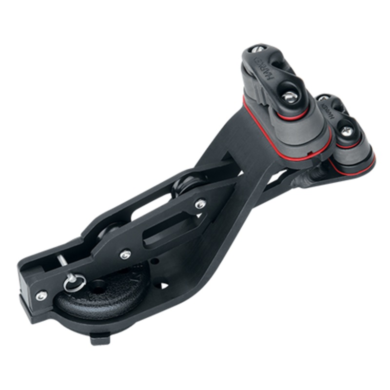 Harken Duocam Standard, Micro Carbo-Cam Base  Swivel