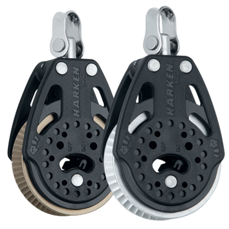 Harken Two-pack  1.5x & 2x Grip 57 mm Ratchet Carbo Air Blocks