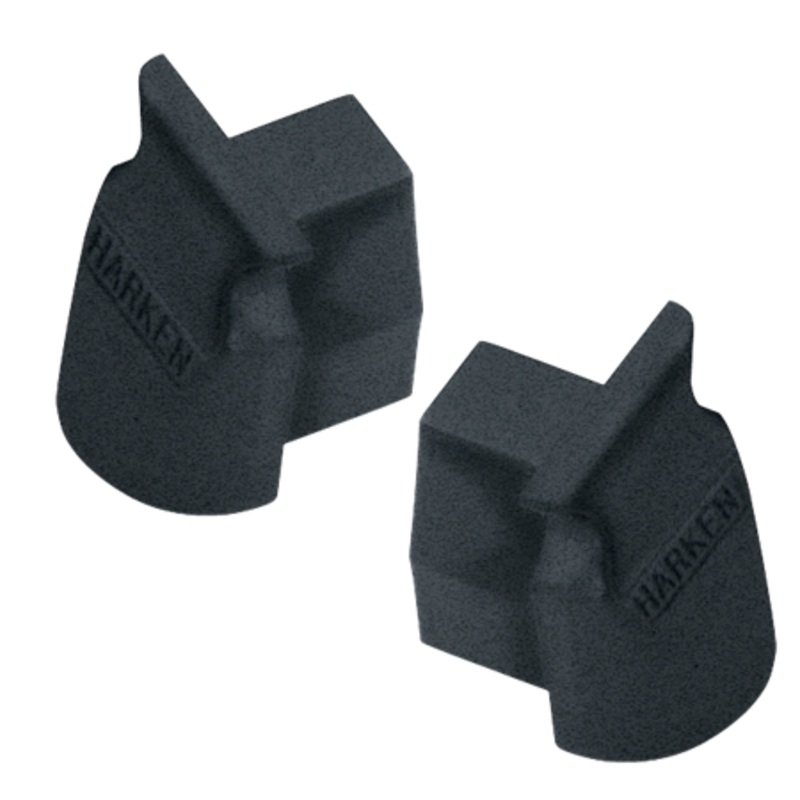 Harken 22 mm High-Beam Small Boat CB Track Trim Caps  Set of 2