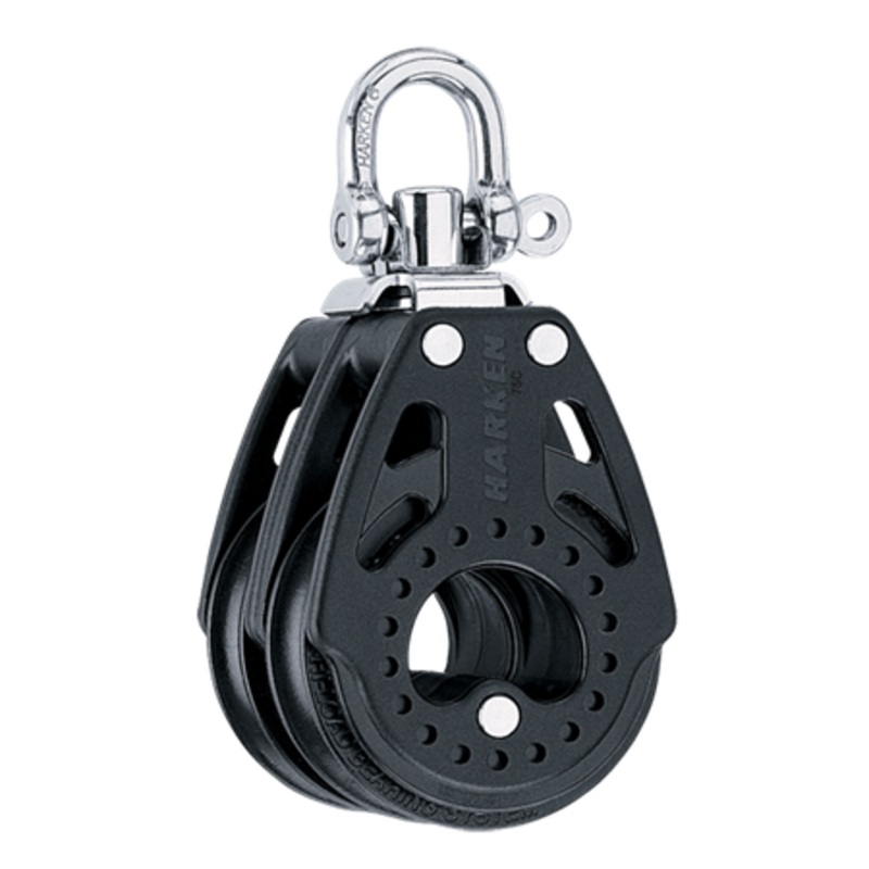 Harken 75 mm Double Carbo Air Block  Swivel