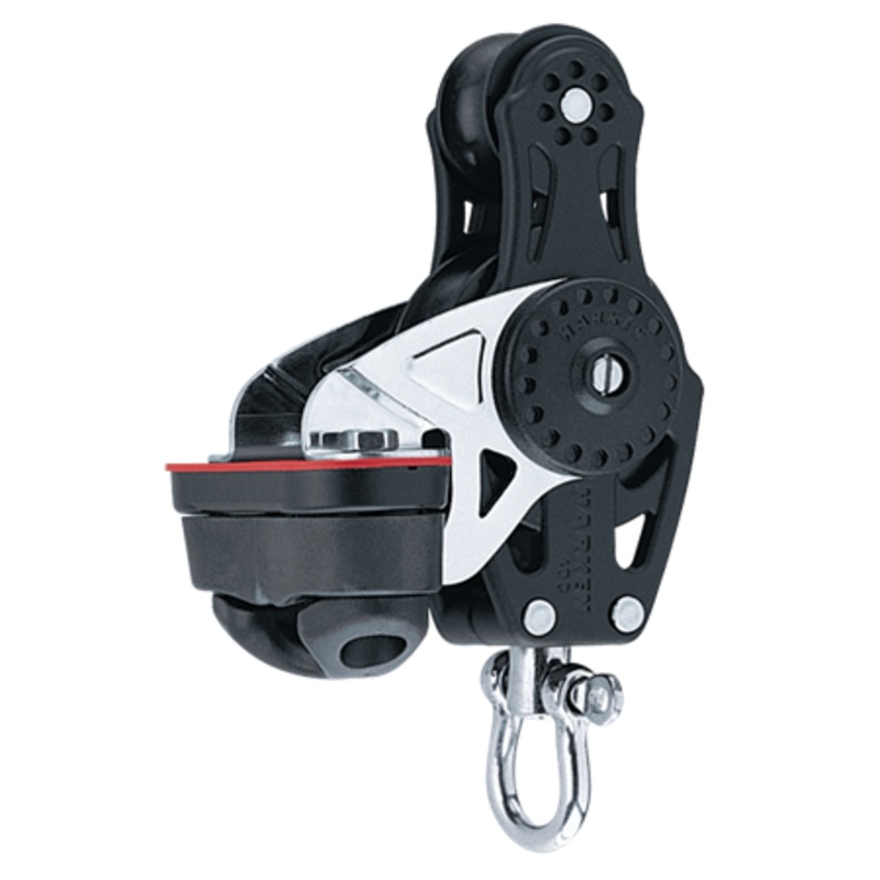 Harken 75 mm Fiddle Carbo Air Block  Swivel, Cam Cleat