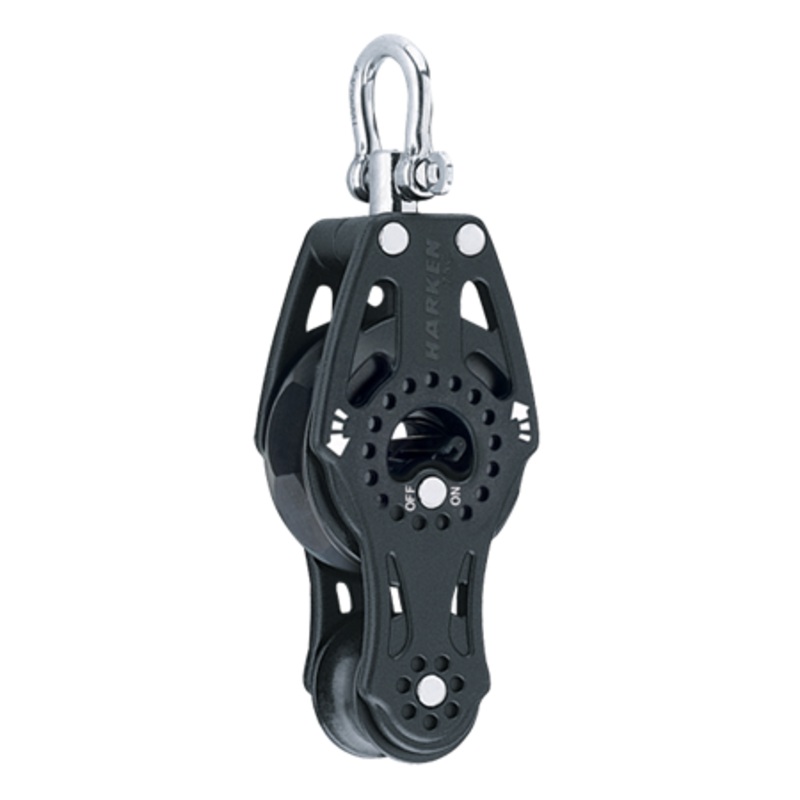 Harken 75 mm Fiddle Ratchet Carbo Air Block  Swivel