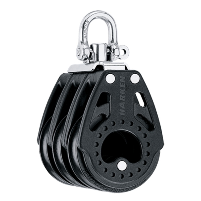 Harken 75 mm Triple Carbo Air Block  Swivel