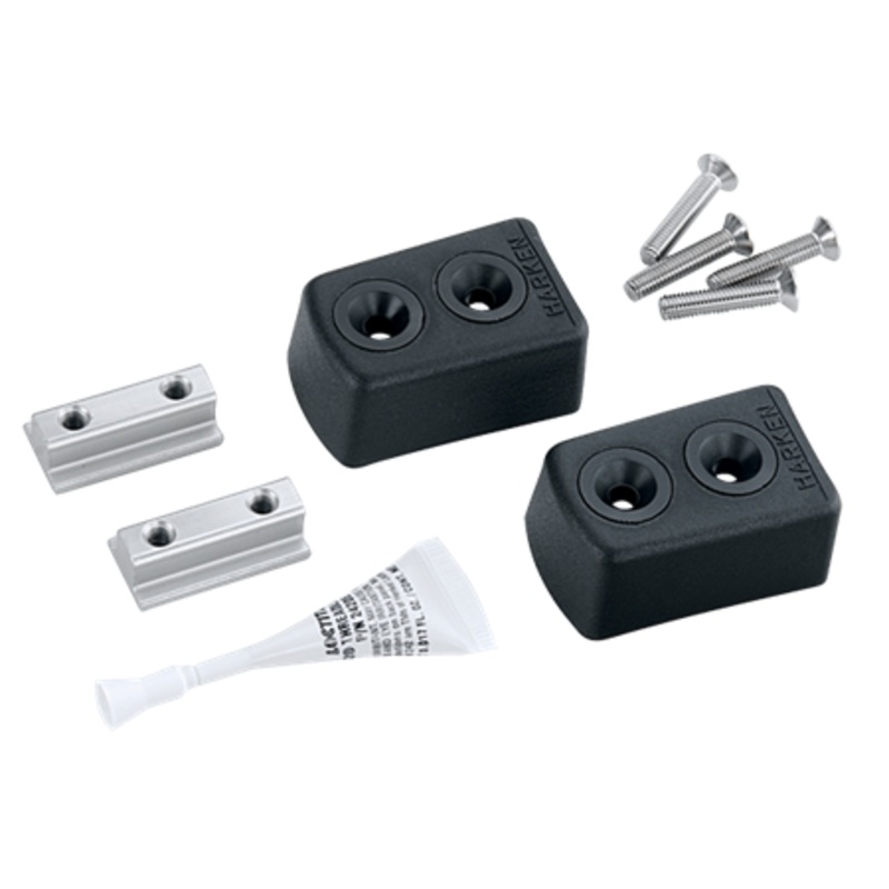 Harken 22 mm System A Slug-Mount CB Track Endstop Kit  Flat Mast Groove