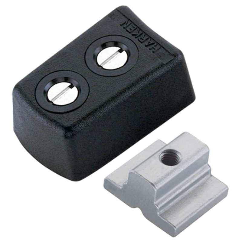 Harken 22 mm System A Slug-Mount CB Track Endstop Kit  Wide Flat Mast Groove