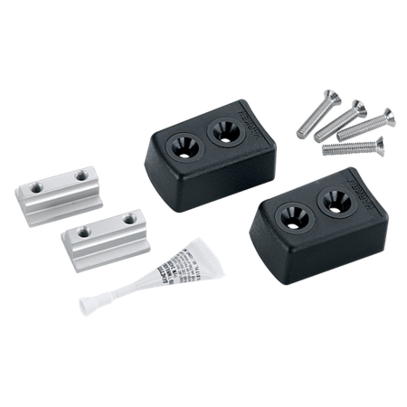 Harken 27 mm System B Battcar Slug-Mount CB Track Endstop Kit  Flat Mast Groove, Fixed