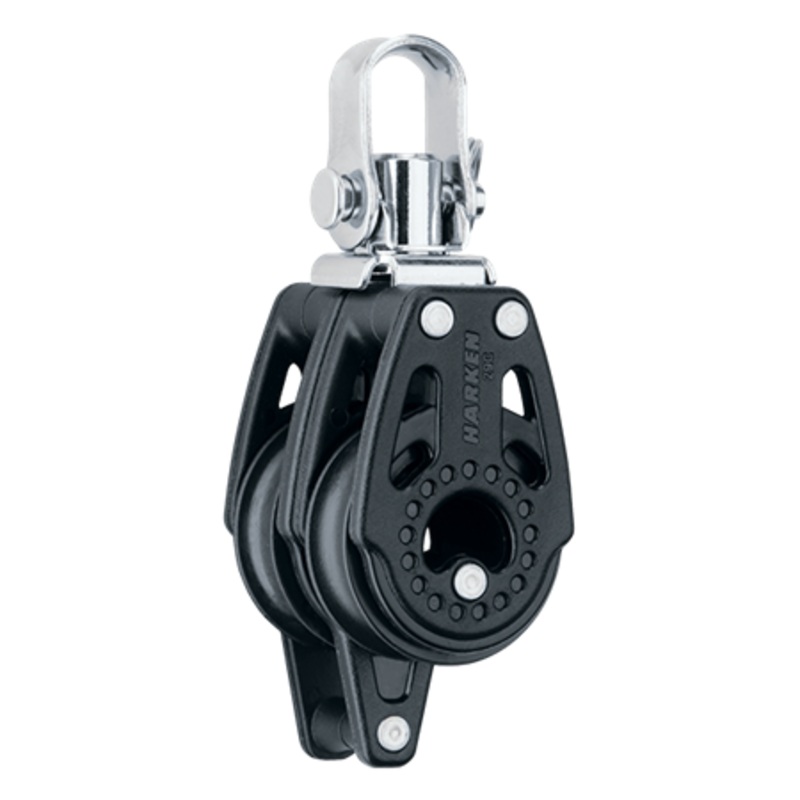 Harken 29 mm Double Carbo Air Block  Swivel, Becket