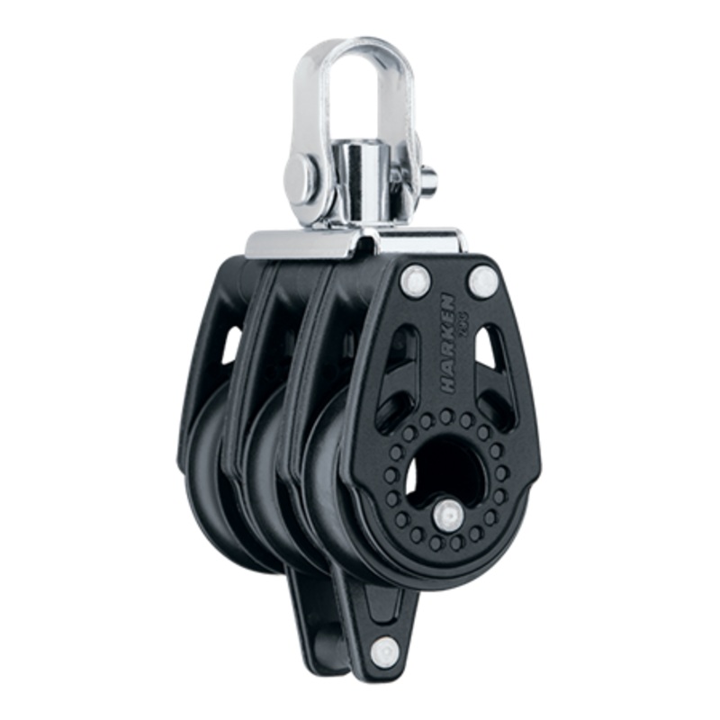 Harken 29 mm Triple Carbo Air Block  Swivel, Becket