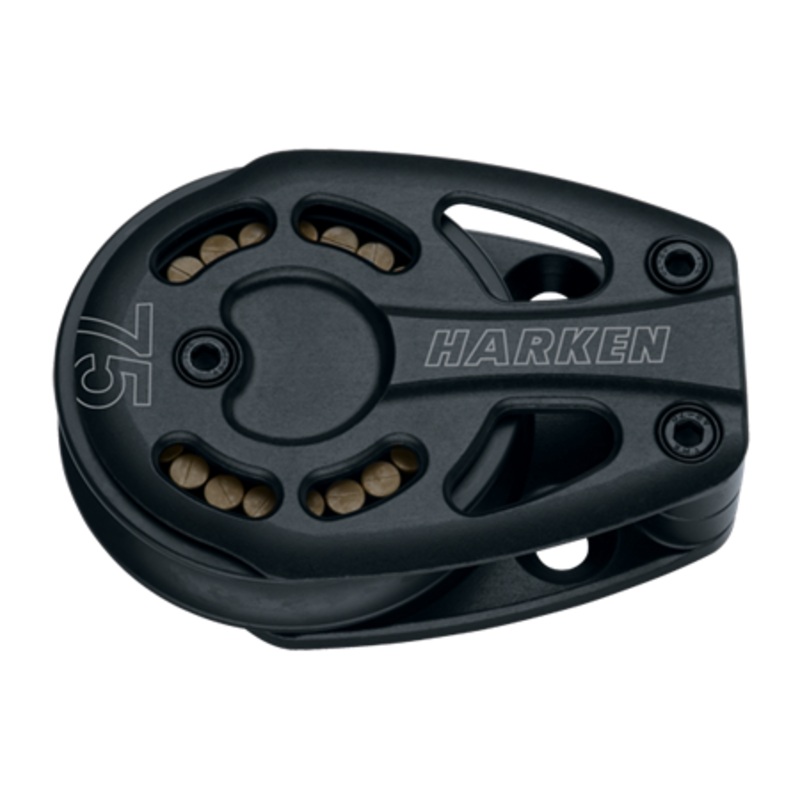 Harken 75 mm Aluminum Black Magic Footblock