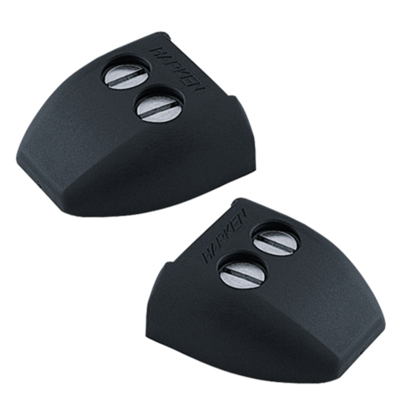 Harken 22 mm Line-Shedding Low-Beam Small Boat CB Track Endstops  Set of 2