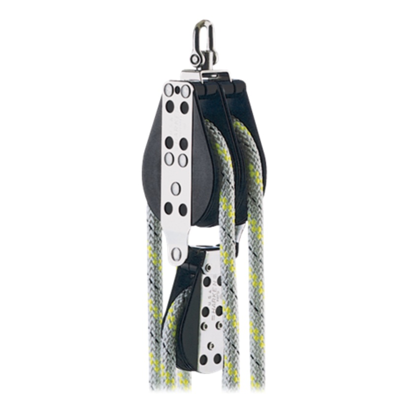 Harken 3.00 Double Two-Speed Mainsheet Small Boat Classic Block  Swivel, Becket, Cross Block