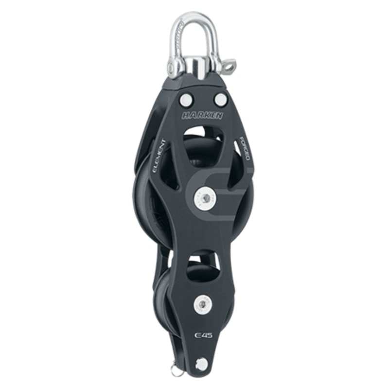 Harken 45mm Element Fiddle Swivel Block w/Becket
