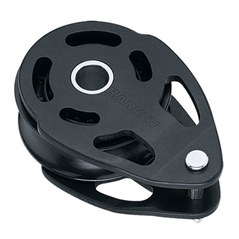 Harken 57 mm Aluminum Low-Load Mast Collar Teardrop Cruising ESP Block  6 mm Clevis