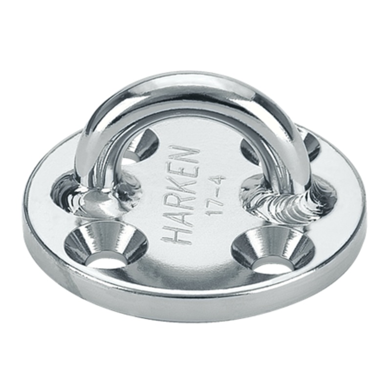 Harken 76 mm Stainless Steel High-Load Round Standard Padeye