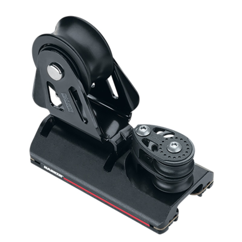 Harken 22 mm Small Boat CB Genoa Lead Car  Two-Sheave, 4:1