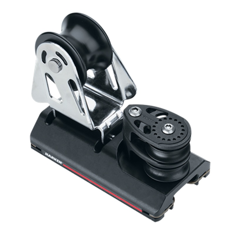 Harken 27 mm ESP Adjustable Midrange CB Genoa Lead Car  2 Sheave, 2:1