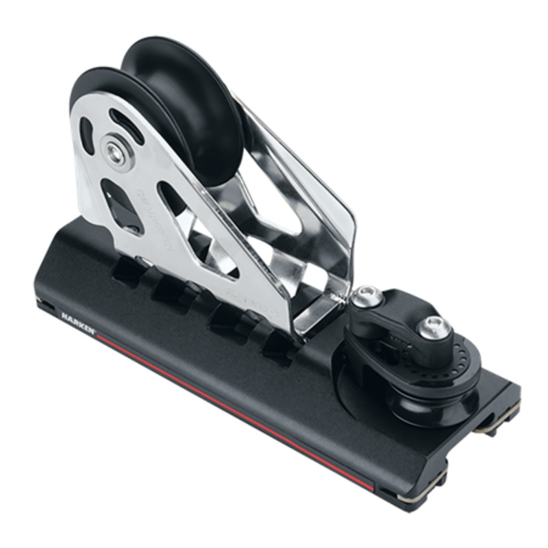 Harken 32 mm ESP Adjustable Big Boat CB Genoa Lead Car   Sheave, Dead End, 3:1