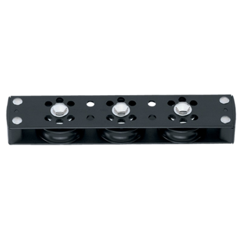 Harken 57 mm Aluminum Big Boat Deck Organizer  3 Sheave