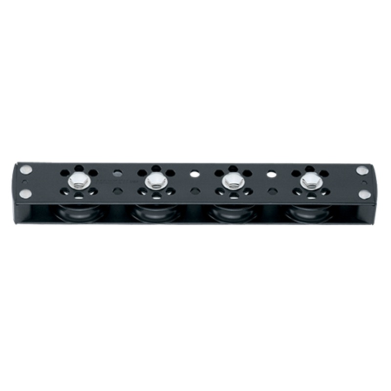Harken 57 mm Aluminum Big Boat Deck Organizer  4 Sheave