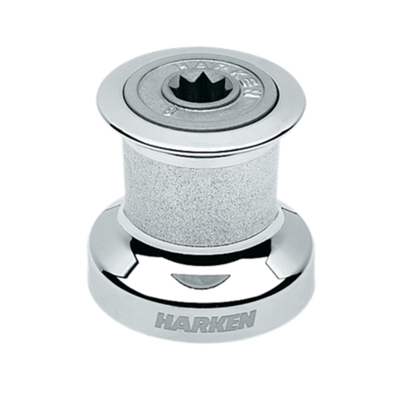Harken Single Speed Winch w/chromed bronze base & drum, alum top