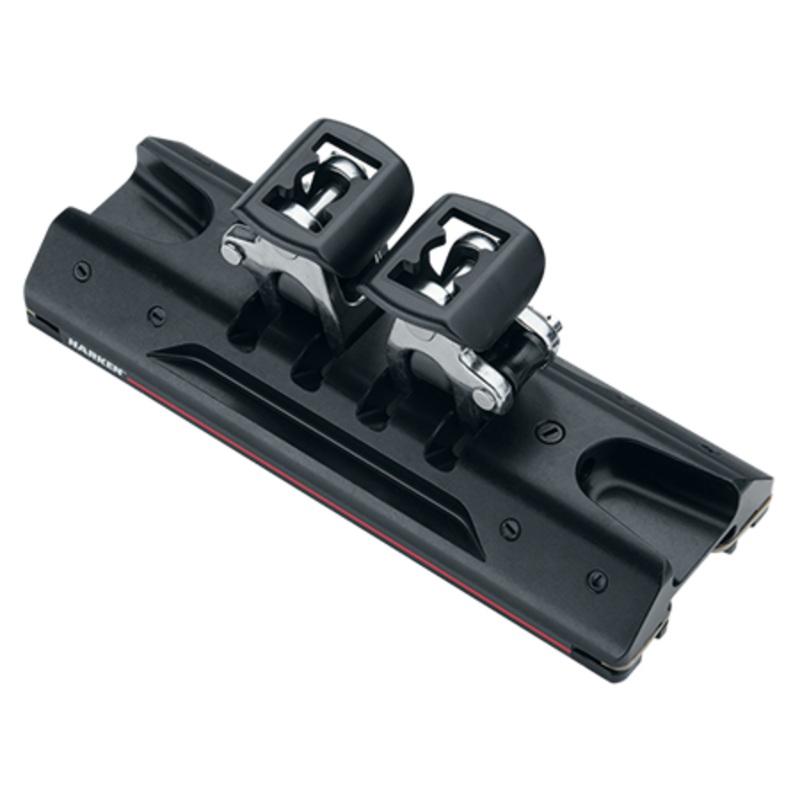 Harken 32 mm Big Boat CB Traveler Car  Double Stand-Up Toggle, Control Tangs