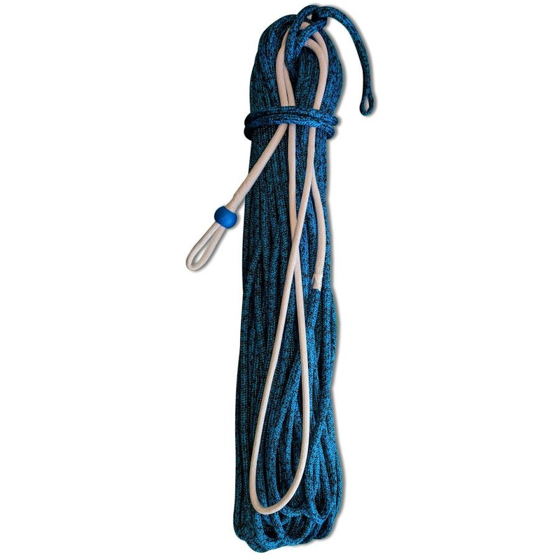 8mm Dyneema Halyard / Sheet|10 Metres|15 Metres|20 Metres|25 Metres|30 Metres|35 Metres|40 Metres|45 Metres|50 Metres|None|Chafe Protected Soft Shackle|Chafe Protected Dog Bone Loop|Wichard HR Key Pin Shackle w/ Bar|Wichard Captive Pin Thimble Shackle|Wic
