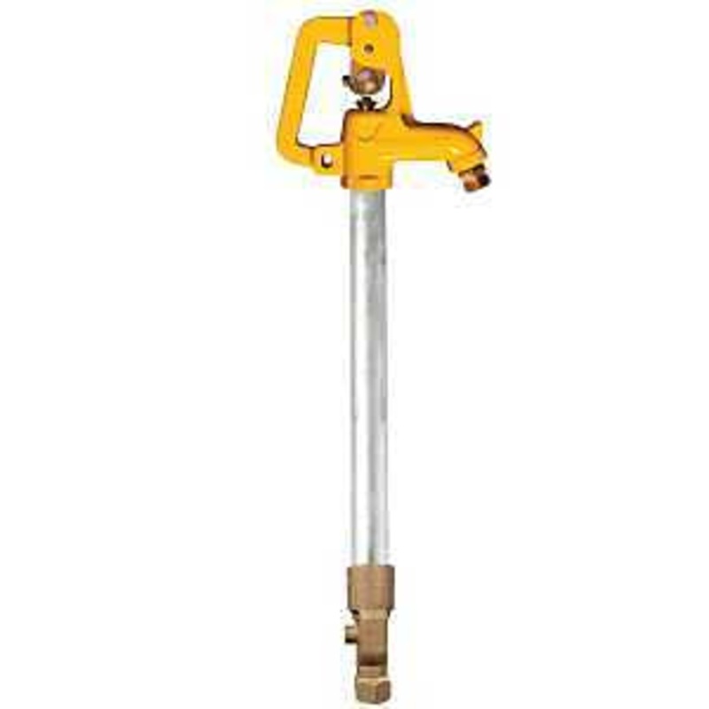 Boshart YHBR-08 Yard Hydrant, 129 in OAL, 3/4 in Inlet, FPT Inlet, 3/4 in Outlet, GHT Outlet, 52 gpm, 125 psi Pressure