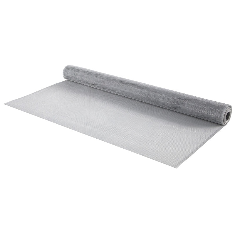 M-D 14108 Screen Mesh, 7 ft L, 3 ft W, Aluminum, Bright