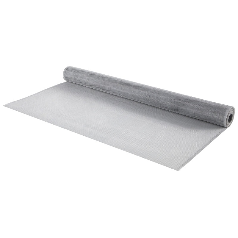 M-D 14109 Screen Mesh, 25 ft L, 3 ft W, Aluminum, Bright