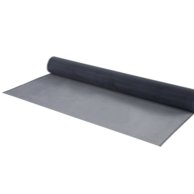 M-D 14115 Screen Mesh, 25 ft L, 4 ft W, Aluminum, Charcoal