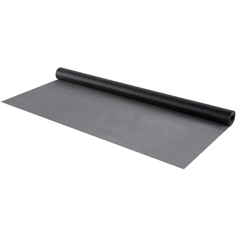 M-D 14136 Screen Mesh, 25 ft L, 3 ft W, Fiberglass, Charcoal