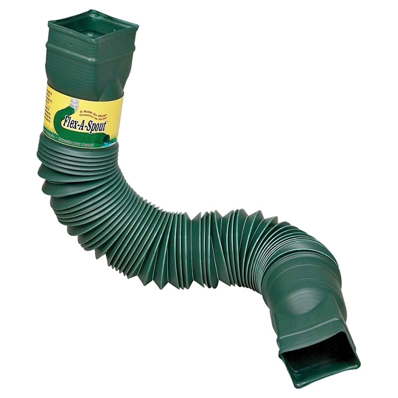 85011 FLEX A SPOUT GREEN PVC