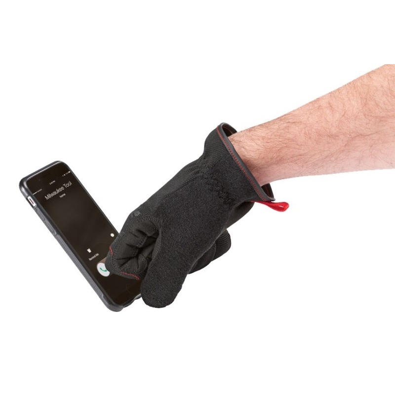 Milwaukee 48-22-8712 Work Gloves, Men’s, L, 7.63 to 7.86 in L, Reinforced Thumb, Elastic Cuff, Synthetic Leather